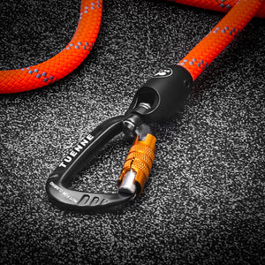 orange rope leash