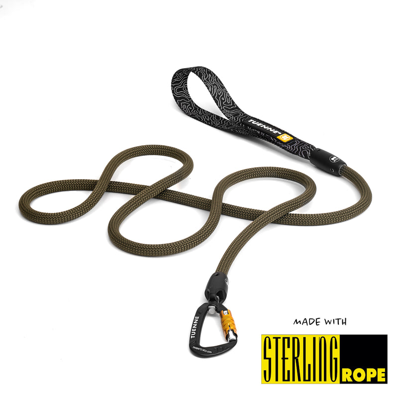 Climbing Rope Dog Leash With Auto-Locking Carabiner – Tuenne
